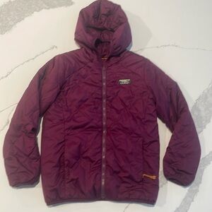 Girls size 6X/7 LL Bean reversible puffy jacket